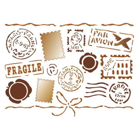 Szablon zmywalny Stamperia 15x20cm KSD103