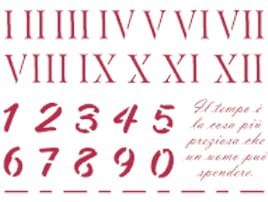 Szablon zmywalny Stamperia 15x20cm KSD114