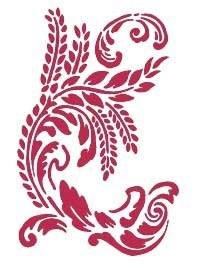 Szablon zmywalny Stamperia 15x20cm KSD138