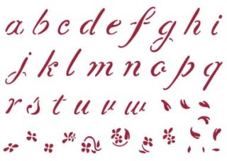 Szablon zmywalny Stamperia 21x29,7cm KSG112