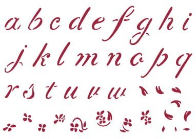 Szablon zmywalny Stamperia 21x29,7cm KSG112