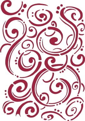 Szablon zmywalny Stamperia 21x29,7cm KSG149