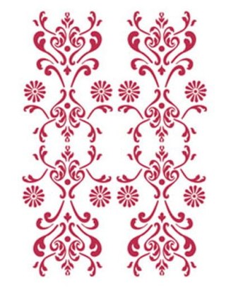 Szablon zmywalny Stamperia 21x29,7cm KSG259