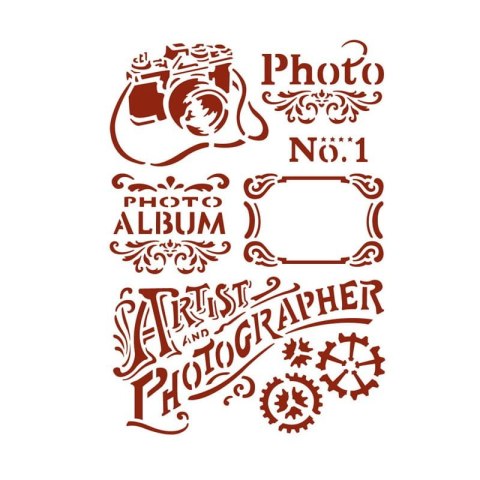 Szablon zmywalny Stamperia 21x29,7cm KSG394