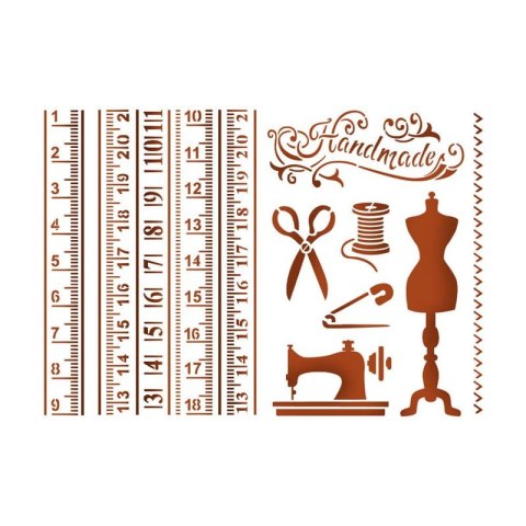 Szablon zmywalny Stamperia 21x29,7cm KSG401