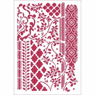 Szablon zmywalny Stamperia 21x29,7cm mix wzorów KSG433