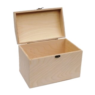 Drewniany kufer pudełko 27x16,5x19cm na skarby, zabawki, prezent