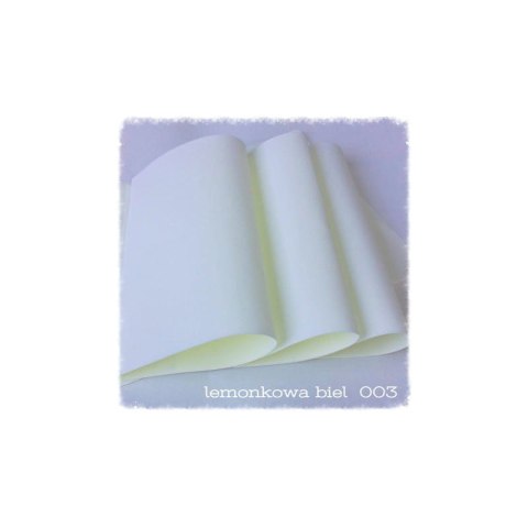FOAMIRAN-PIANKA 30x35cm LEMONKOWA BIEL[003]