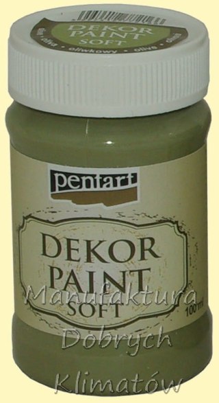 Farba kredowa PENTART - Oliwkowy 100ml(21479)