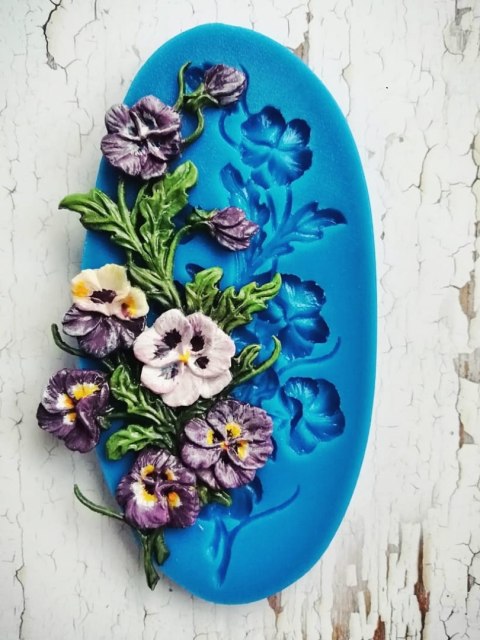 Forma silikonowa Bratki [FMP007]