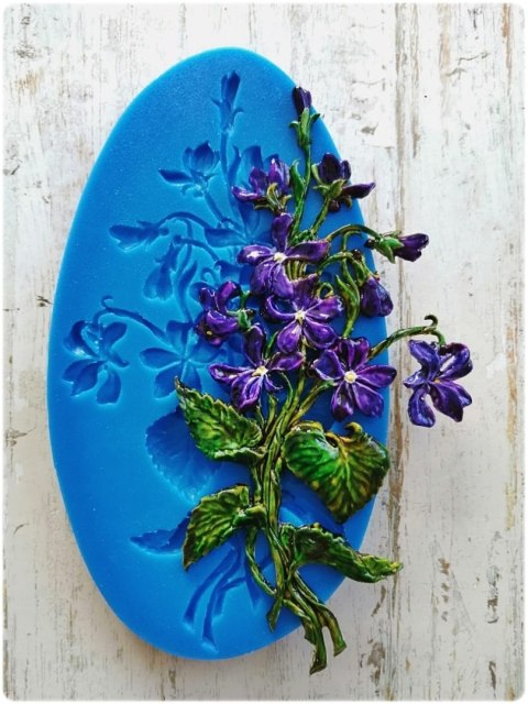 Forma silikonowa Fiołki [FMP009]