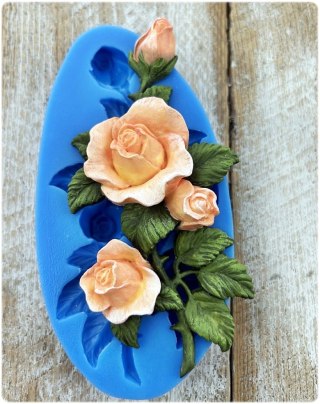 Forma silikonowa Mila Project Róża z kolcami [FMP059]