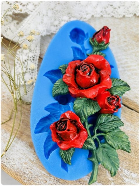 Forma silikonowa Mila Project Róża z kolcami [FMP059]