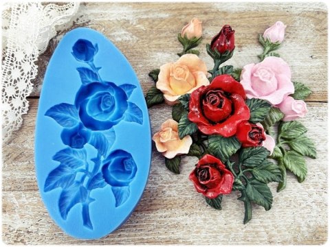 Forma silikonowa Mila Project Róża z kolcami [FMP059]
