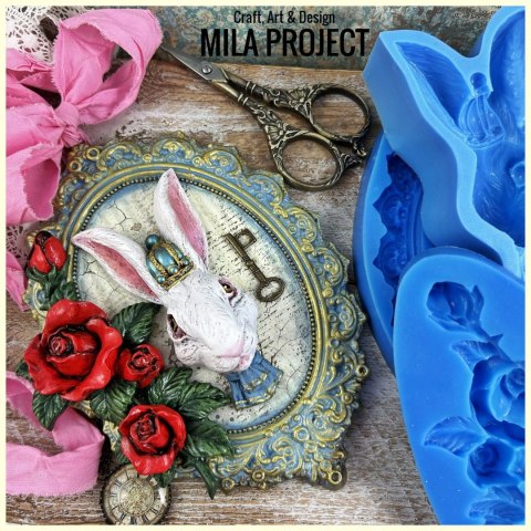 Forma silikonowa Mila Project Róża z kolcami [FMP059]