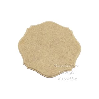 MDK Podkładka kwadratowa fala mała MDF 10x10cm [106]
