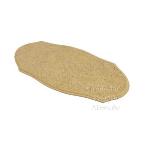MDK Podkładka owalna fala średnia MDF 25x11,5cm [102]