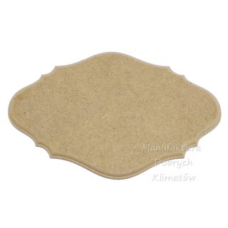 MDK Podkładka prostokątna fala duża MDF 20x30cm [107]