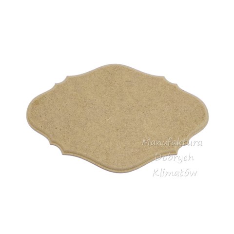 MDK Podkładka prostokątna fala średnia MDF 16,7x25cm [108]