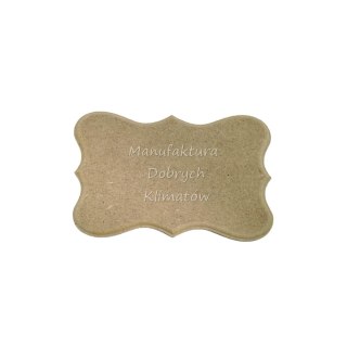 MDK Podkładka tabliczka mała MDF ok.7x10cm [112]