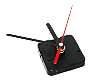 Mechanizm zegarowy płynący cichy + wskazówki proste