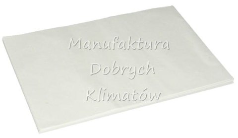 PROMOCJA! Papier ryżowy jednokolorowy formatu A4 297x210mm - biały
