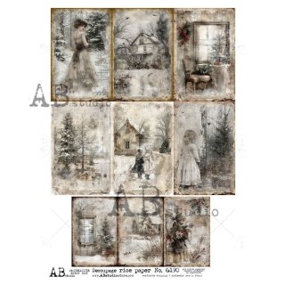 Papier ryżowy Abstudio A4 AB-6190