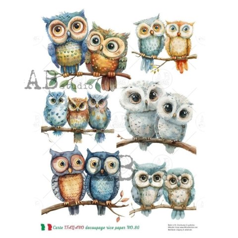 Papier ryżowy Abstudio A4 Carte Italiano ABCI-0086