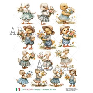 Papier ryżowy decoupage Carte Italiano Abstudio A4 ABCI_0261