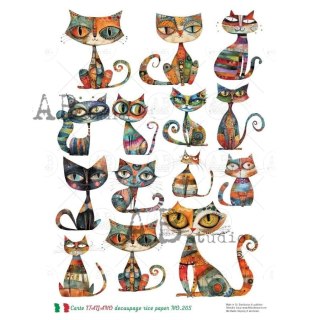 Papier ryżowy decoupage Carte Italiano Abstudio A4 ABCI_0265