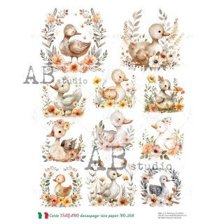 Papier ryżowy decoupage Carte Italiano Abstudio A4 ABCI_0268