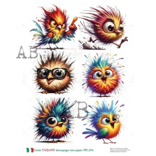 Papier ryżowy decoupage Carte Italiano Abstudio A4 ABCI_0294