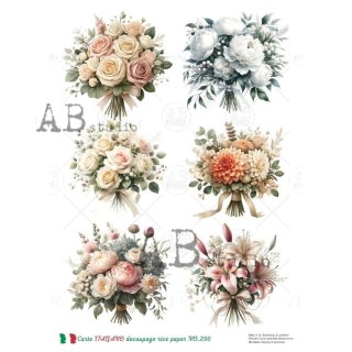 Papier ryżowy decoupage Carte Italiano Abstudio A4 ABCI_0296