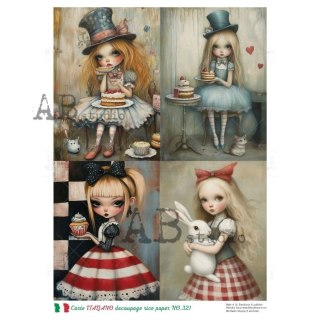 Papier ryżowy decoupage Carte Italiano Abstudio A4 ABCI_0321