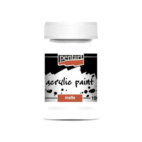 Penart farba akrylowa matowa 100ml - Biel tytanowa