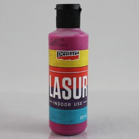 Pentart - Farba lazurowa/bejca -magneta 80ml
