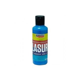 Pentart - Farba lazurowa/bejca - niebieski 80ml