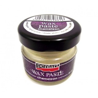 Pentart - Pasta woskowa kameleon 20ml - białe złoto(4430)