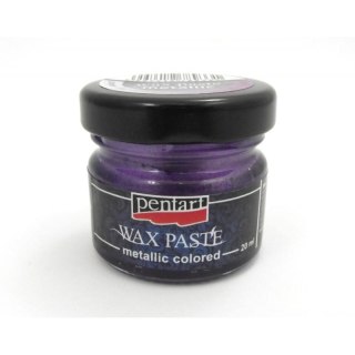 Pentart - Pasta woskowa metaliczna 20ml - LILA