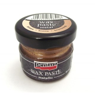 Pentart - Pasta woskowa metaliczna 20ml - brąz(4422)