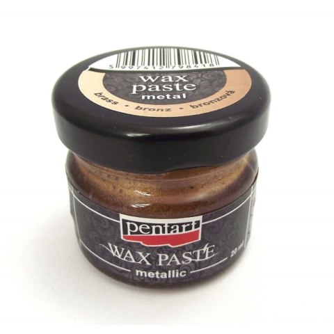 Pentart - Pasta woskowa metaliczna 20ml - brąz(4422)