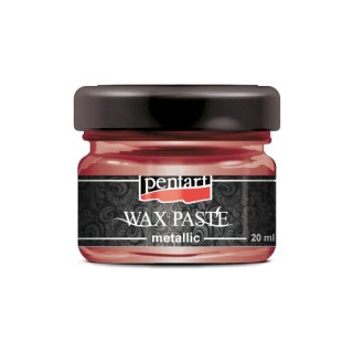 Pentart - Pasta woskowa metaliczna 20ml - ogniste złoto