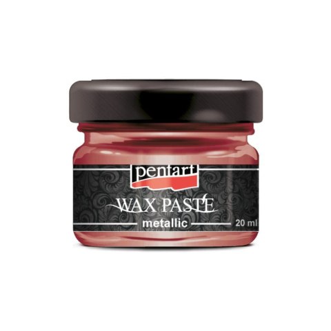Pentart - Pasta woskowa metaliczna 20ml - ogniste złoto