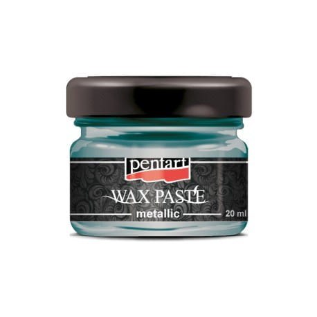 Pentart - Pasta woskowa metaliczna 20ml - zieleń żółwiowa