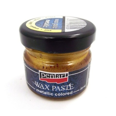 Pentart - Pasta woskowa metaliczna 20ml - złota(4426)