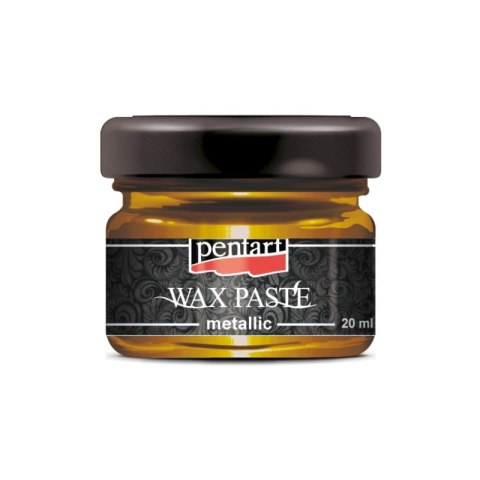 Pentart - Pasta woskowa metaliczna 20ml - złoto miodowe
