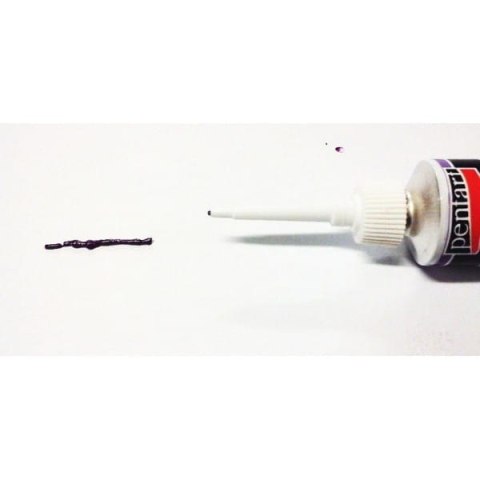 Pentart konturówka 3D błyszcząca - bakłażan (13138)