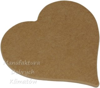 Podkładka serce wklęsłe 18x18cm