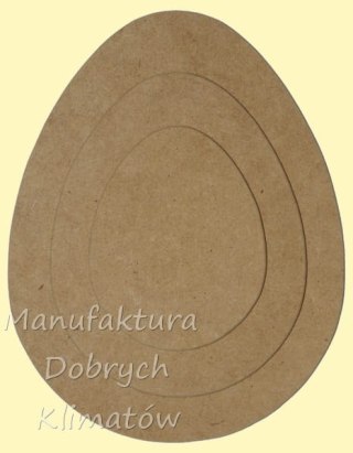 Podkładki w kształcie JAJA z 6mm średnia 19x15 cm (2007)