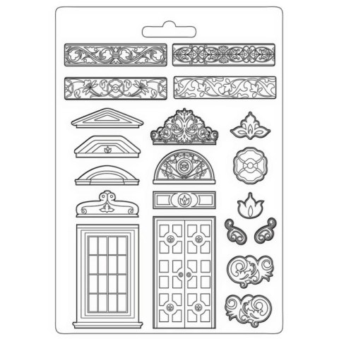 STAMPERIA - FOREMKA DO ODLEWÓW 21x29,7 cm CASA GRANADA ARCHIT [K3PTA4526]